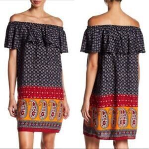 Beach Lunch Lounge Blue Print Evi Dress